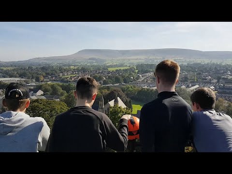 Exploring Clitheroe Castle with a football (iMedia Freestyle)