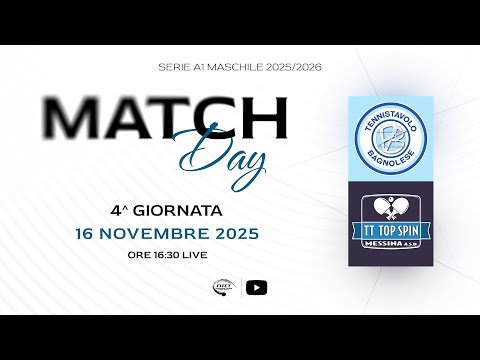 SERIE A1 M | Alfa Food Bagnolese vs Top Spin Messina Watchestogether