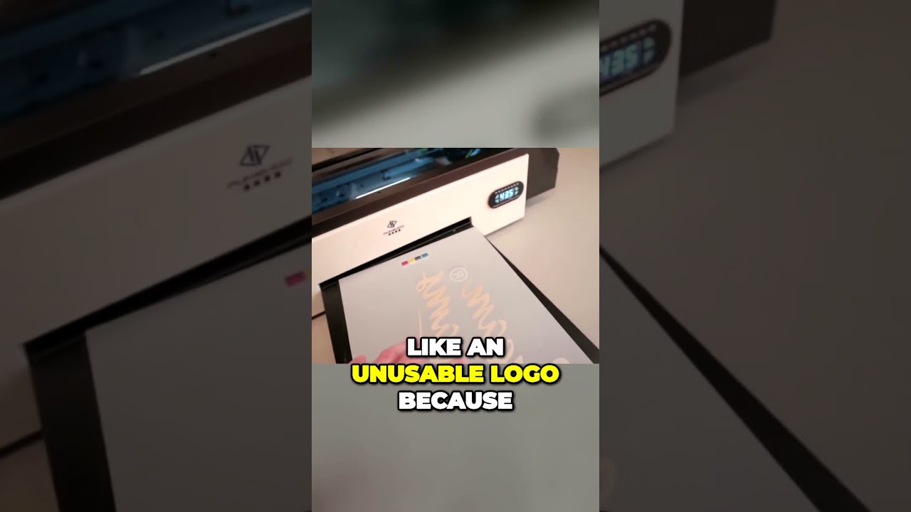 Printing Disasters! Beware of Unusable Logos with Hidden Flaws  #dtf #dtfprinting #directtofilm