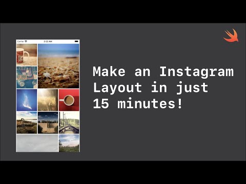 Make an Instagram layout in 15 minutes using Compositional Layouts | Swift 5 #swift #ios