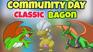 Shiny Bagon Takeover! Pokemon GO Community Day Classic