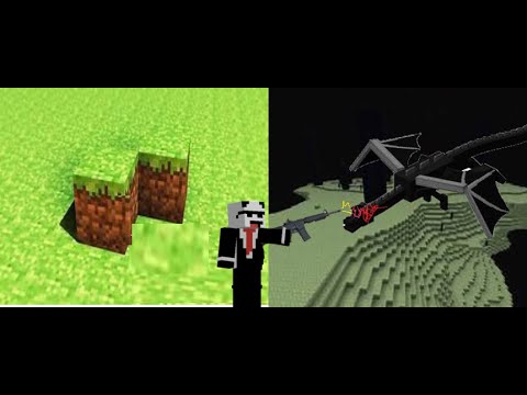Panda crushes Minecraft in record time!