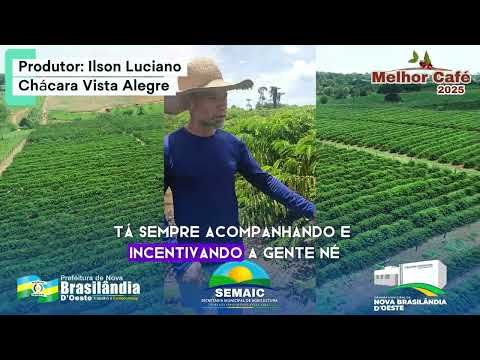 2º Lugar no MELHOR CAFÉ 2025 em Nova Brasilândia D'Oeste - RO