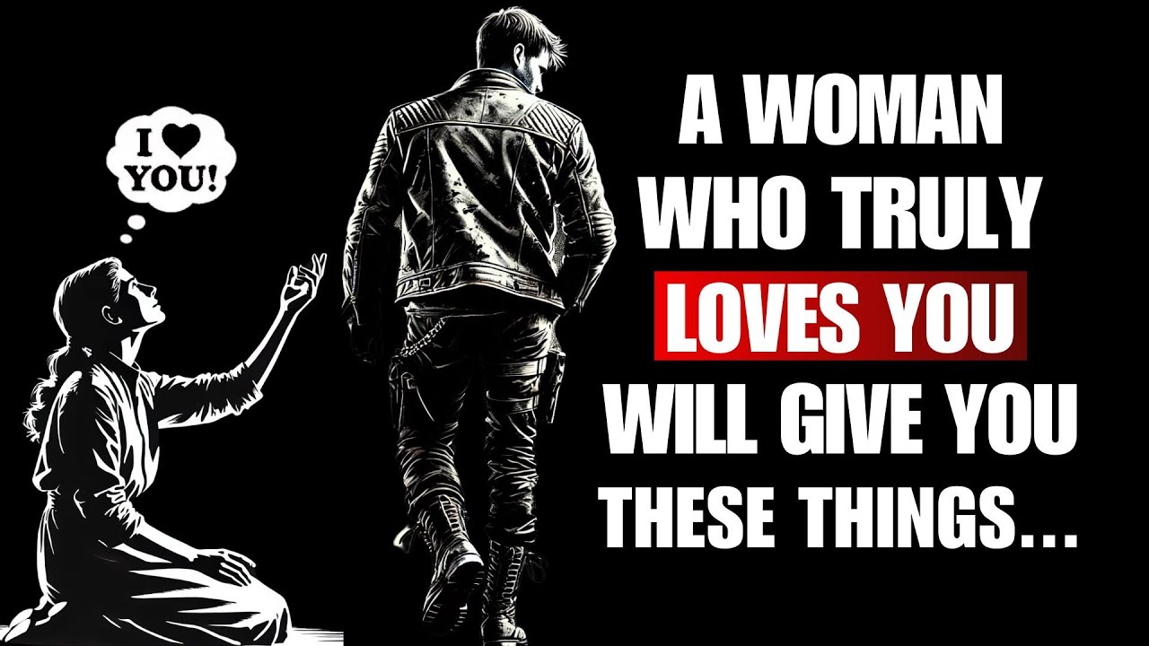 A WOMAN who truly LOVES you will give these TEN things      Psychology facts | Stoicism |
