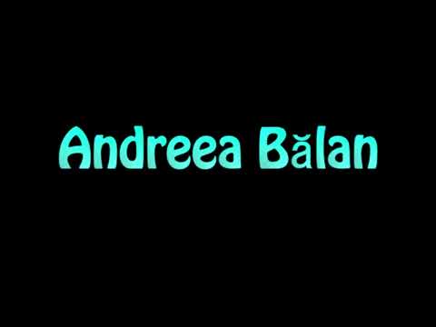 Learn How To Pronounce Andreea Balan