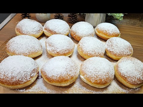Berliner Pfannkuchen selber machen / Krapfen Rezept / Kreppel