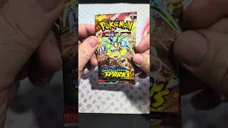 Opening 5 packs of Surging Sparks  #pokemon #myteamforscarletandviolet #pokemoncards #pokemontcg