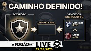 FOGÃONET LIVE: BOTAFOGO CONHECE O CAMINHO PARA O TÍTULO DA SUL-AMERICANA | NEWTON PERTO DO SÃO PAULO