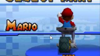 All Character and Cars on Mario Kart DS