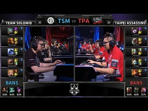 S4 Worlds Group Stage TSM vs TPA (Group B) Highlights