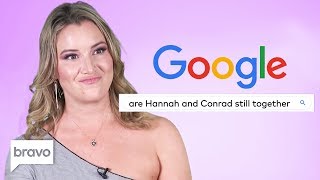 Hannah Ferrier Reacts To Fans' Strangest Google Searches About Her | The Daily Dish | Bravo