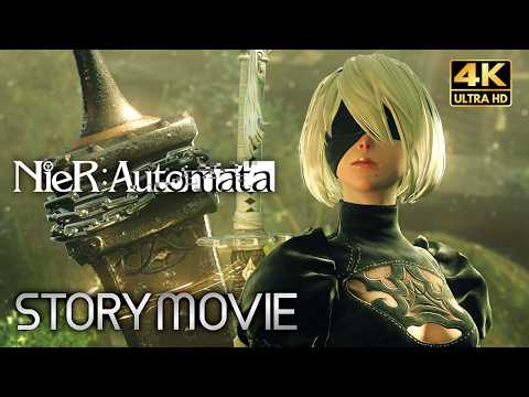 【観るゲーム】NieR:Automata（ニーア オートマタ）メインストーリー プレイ動画 日本語音声/日本語字幕 4K PC版 最高画質+