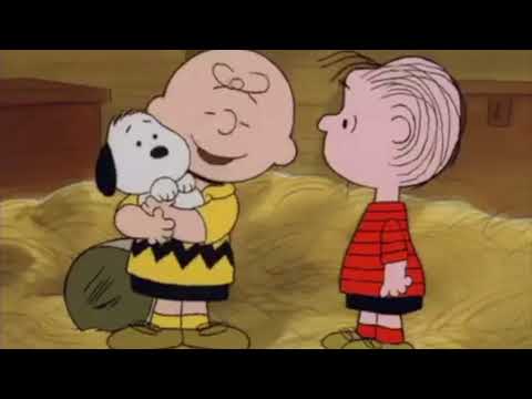 Charlie Brown meets Snoopy