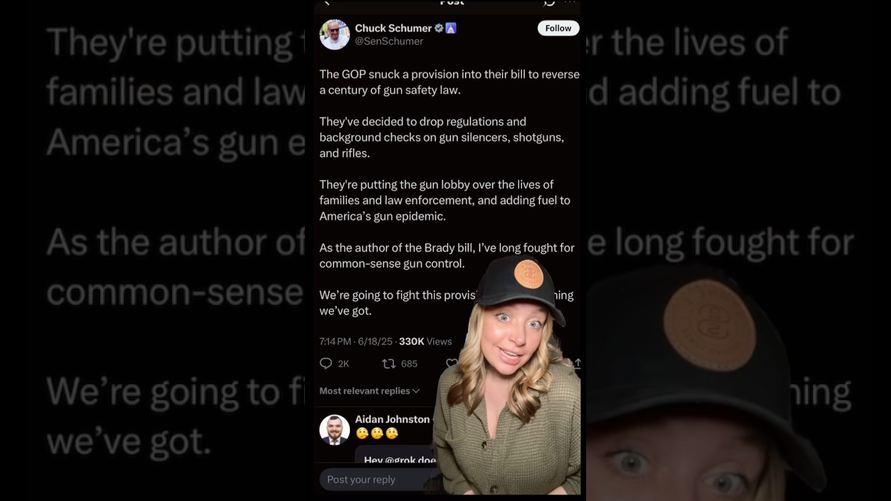 Schumer Gets Called OUT By We The People! #2ndamendment #shortsfeed #shortsvideo #shorts