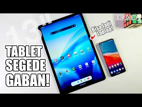 COBAIN TABLET ANDROID LAYAR GUEDE, BISA JADI LAPTOP & SPEKNYA MANTAP - itel VistaTab 30 Pro Fullset