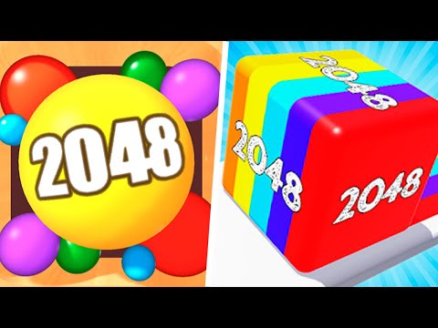 Satisfying Mobile Games - 2048 Marmalade vs Bounce Merge ⭐ Number Games Max Update Gameplay