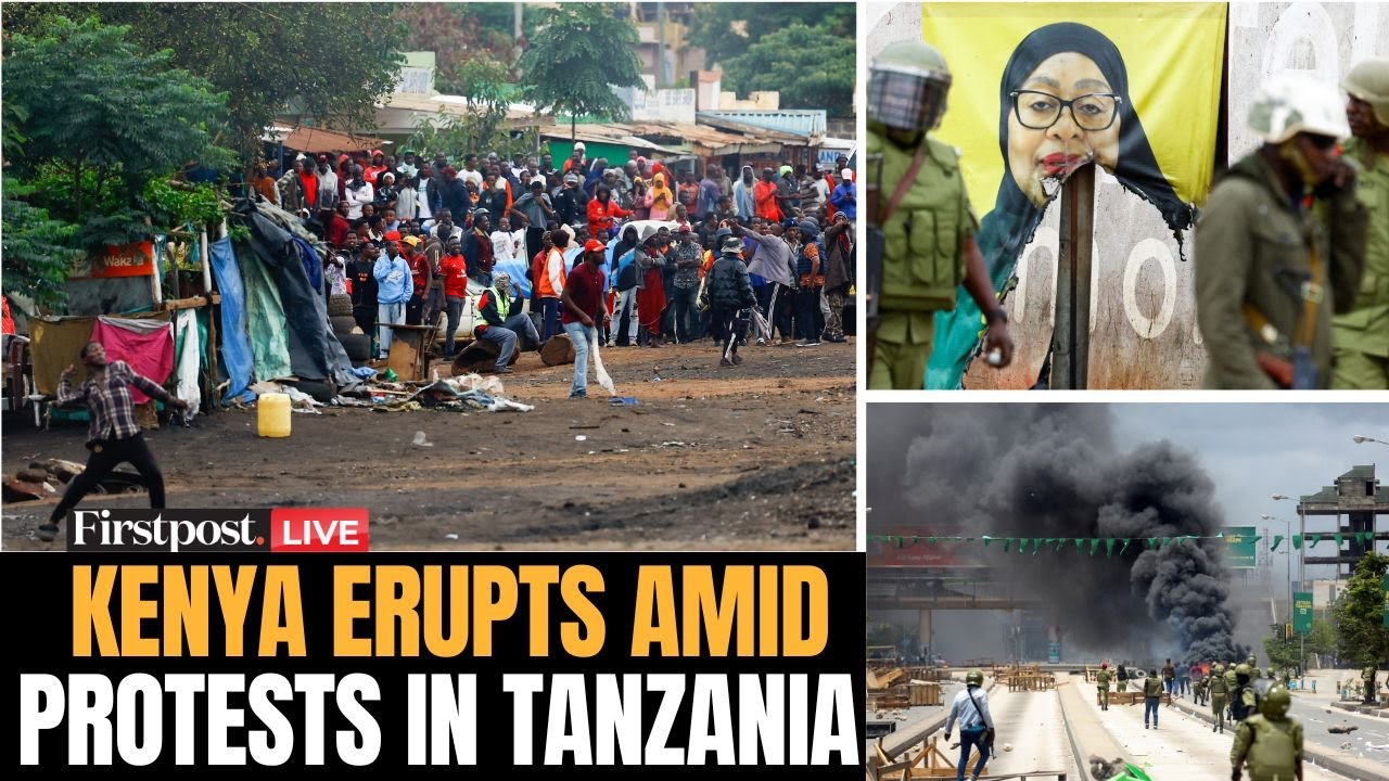 Tanzania Protest 2025 LIVE | Tanzania Protests Spread to Kenya | Tanzania Election 2025 | Samia