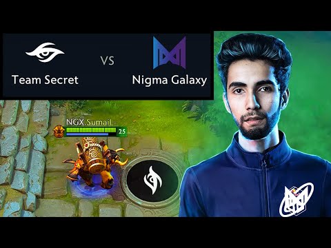 Nigma vs Team Secret: Suma1L's Earthshaker TAKEOVER!