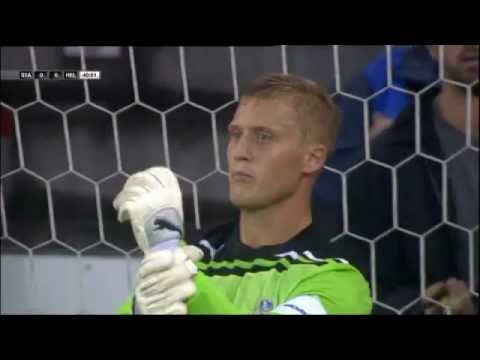 Standard Liege vs Helsingborgs IF : Penalty save (2011-08-18)