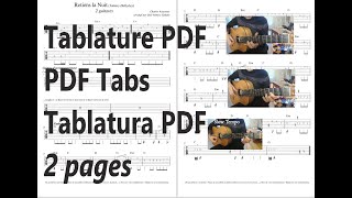 "Retiens la Nuit" Johnny Hallyday Cover 2 Guitares (avec Tutorial + Tablature Tabs PDF)