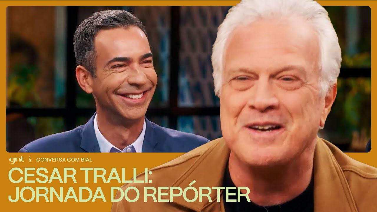 Cesar Tralli conta histórias CURIOSAS da carreira de jornalista e vida pessoal | Conversa Com Bial