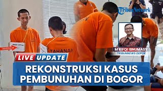 Sejumlah 21 Adegan Diperagakan dalam Gelar Rekonstruksi Kasus Pembunuhan di Kantor Polsek Bojonggede