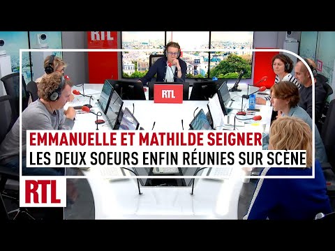 Emmanuelle et Mathilde Seigner, invitées de RTL Bonsoir !