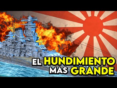 The tragic sinking of the YAMATO, the fearsome Japanese battleship