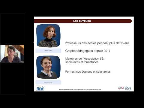 Webinaire - Les gestes graphiques - par Laura Lefebvre, graphopédagogue