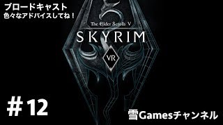 初見#12［VRRPG］「Skyrim VR」アドバイス下さい