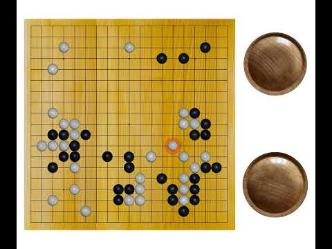 Fujisawa Hosai(9p) - Sakata Eio(9p), 1966-02-16, 5th Old Meijin, Result: W+R