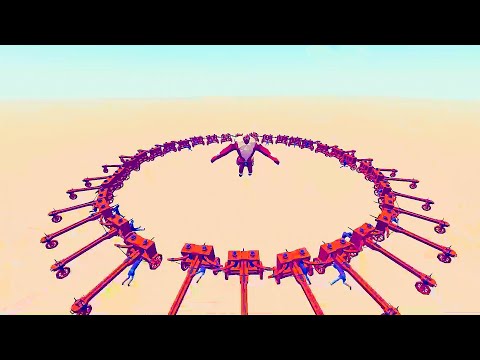 0.5x 100x BALLISTA vs EVERY UNIT - BATTLE ROYAL - Totally Accurate Battle Simulator | TABS