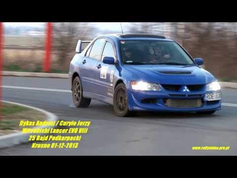 Dykas Andrzej / Curyło Jerzy - Mitsubishi Lancer EVO VIII - 25 Rajd Podkarpacki - Krosno 01-12-2013