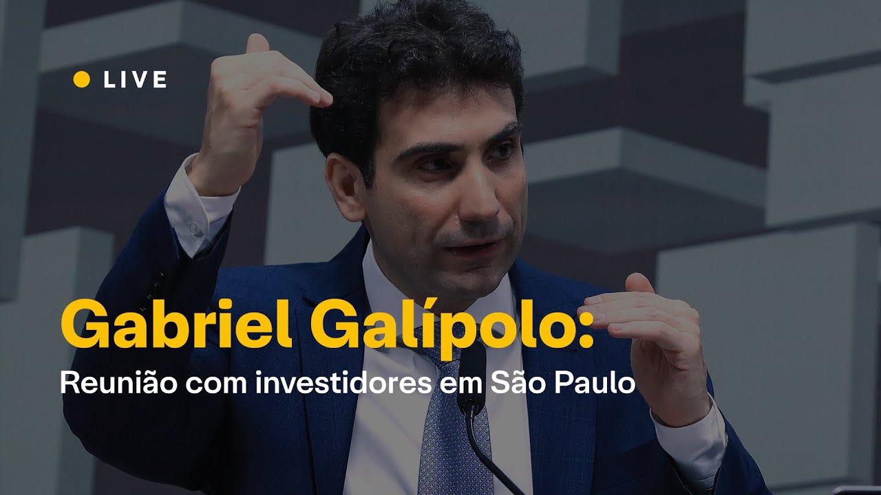 GABRIEL GALÍPOLO, do BANCO CENTRAL: reunião com investidores em São Paulo