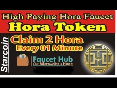 HORA Token КРАН! ВЫВОД НА Faucethub моментальный.