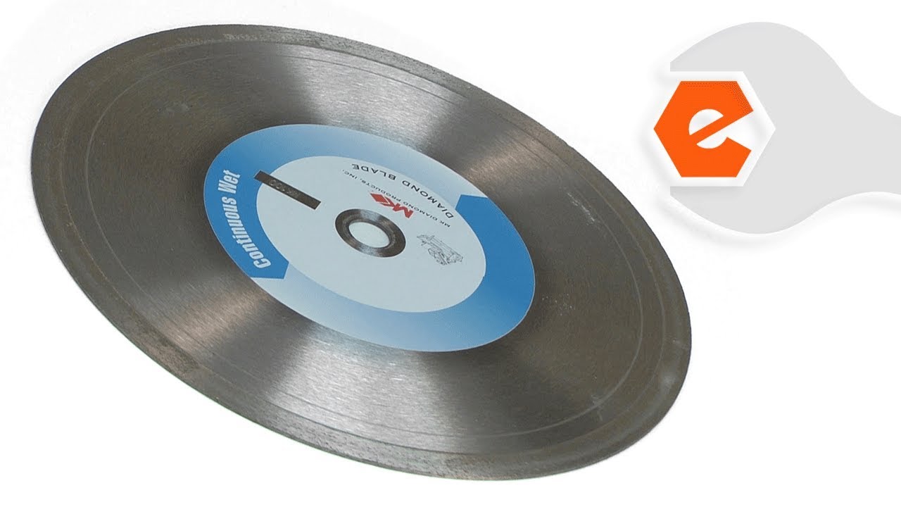 Replacing your MK Diamond Tile Saw Blade, Mk-100, 10 X 060 X 5/8