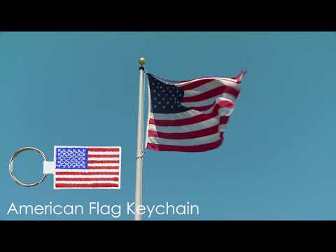 American Flag   Keychain