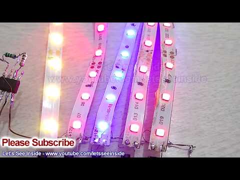 DIY Led Strip chaser / Sequential light Effect Video