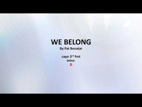 We Belong - Pat Benatar