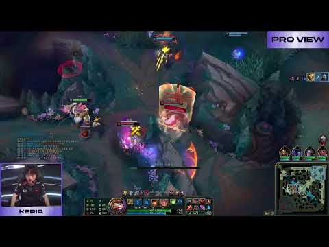 T1 Keria Bard Pro View | DNF vs T1 | 2025 LCK Round 1-2 W8D4