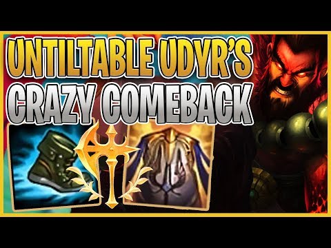 This UDYR CANNOT be TILTED!!! Is this the CRAZIEST COMEBACK ever!?! League of Legends