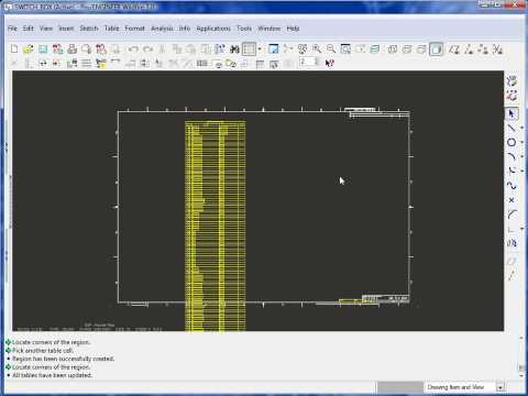 Pro E Drawing Tables and Repeat Regions