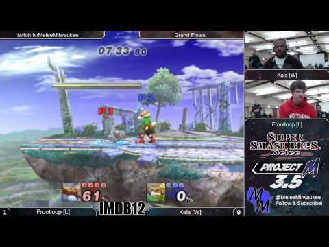 IMDB12 - Frootloop (Sheik) vs Kels (Fox, Sheik) - Project M Grand Finals