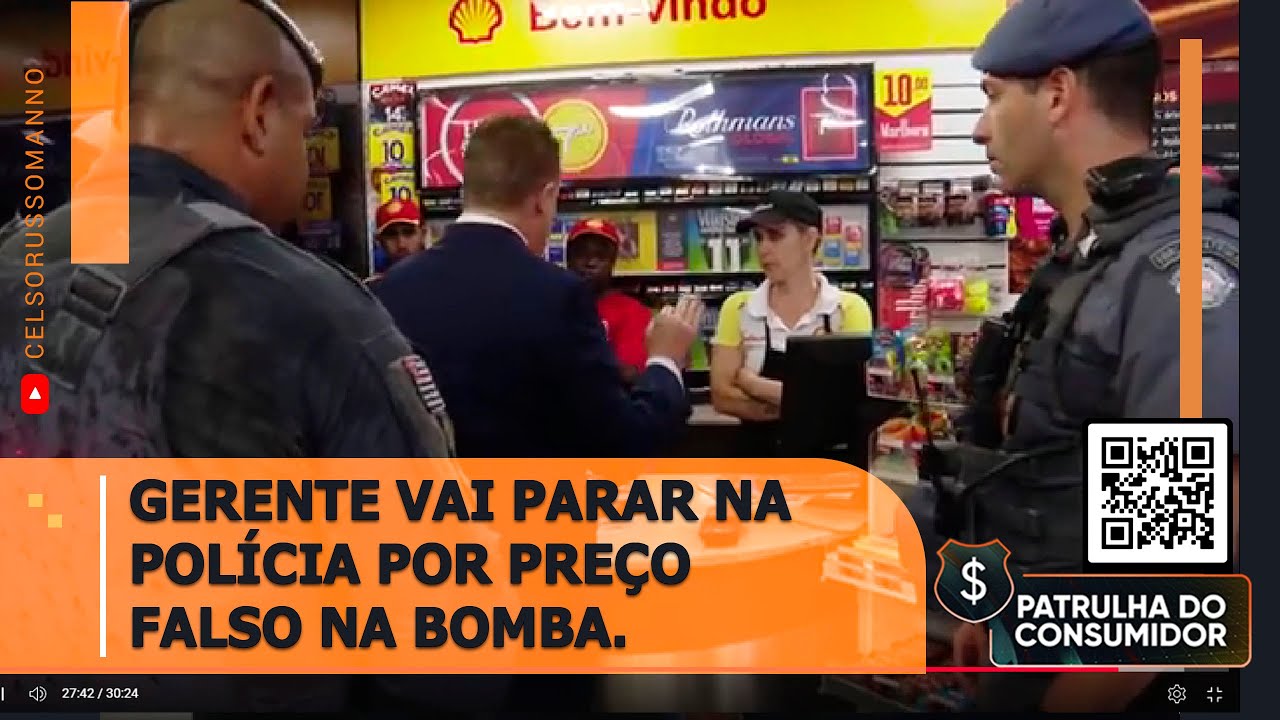 Gerente vai parar na polícia por preço falso na bomba.