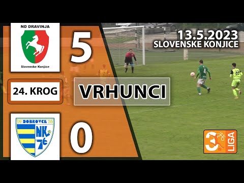 Vrhunci: DRAVINJA 5 : 0 DOBROVCE  | 3. SNL-Vzhod