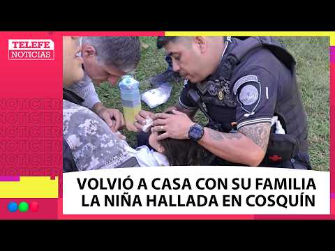La NIÑA hallada en Cosquín volvió A SU CASA y sigue la INVESTIGACIÓN sobre las HORAS QUE FALTÓ