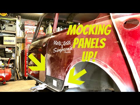MOCKING PANELS UP - 89 CLASSIC MINI RESTORATION