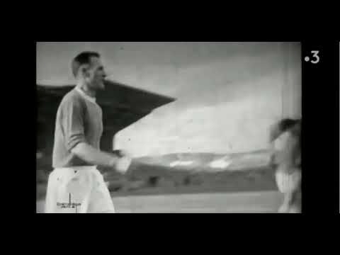 Saint-Etienne - Glasgow Rangers 2-1 C1 1956/1957 (Source :  Docu "Gueules Noires, Coeurs Verts")