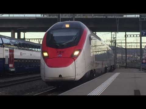 RABe 501 Giruno ( IR36 ) to Basel SBB arriving in Zürich Altstetten