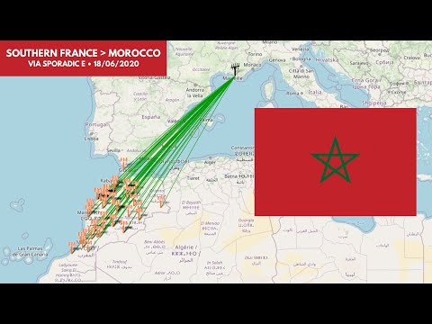[FM-DX] Compilation: Morocco via Sporadic E in Southern France • 18/06/2020
